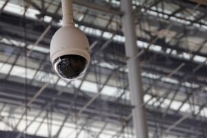 monitoring by security cameras in workplace